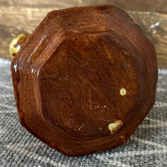 Beautiful Vintage Romantic Glazed Pitcher Signed - Picture 10 of 10